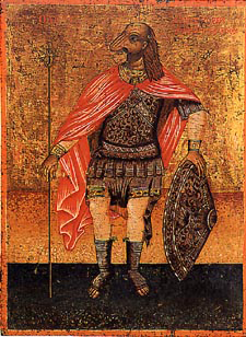 San Cristoforo cinocefalo, Bitinia (Chiesa di San Giorgio, Cegelkoy, Turchia)